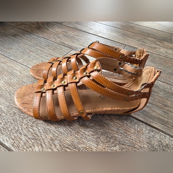 Baretraps Small Wedge Heeled Gladiator Sandals Shoes Sz 6 Womens - Picture 2 of 7